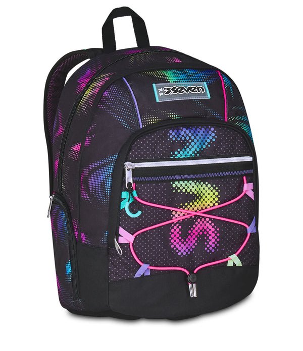 Zaino Seven Dual Plus Optical Shade Girl – Ergonomico con Divisorio e Organizer - Quiscuola.it