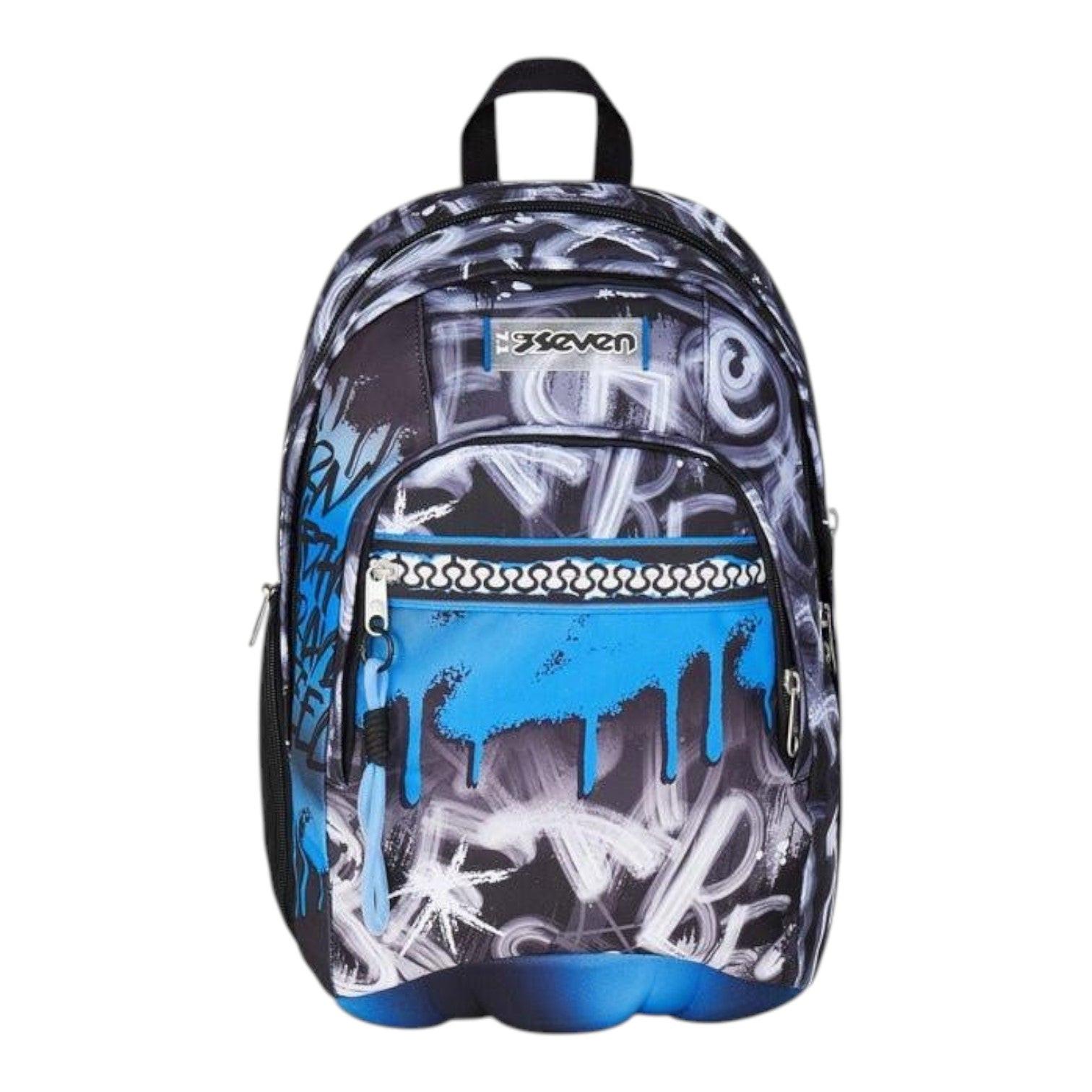 Zaino Seven Dual Quick Graffiti Boy 31L con Fondo 3D.