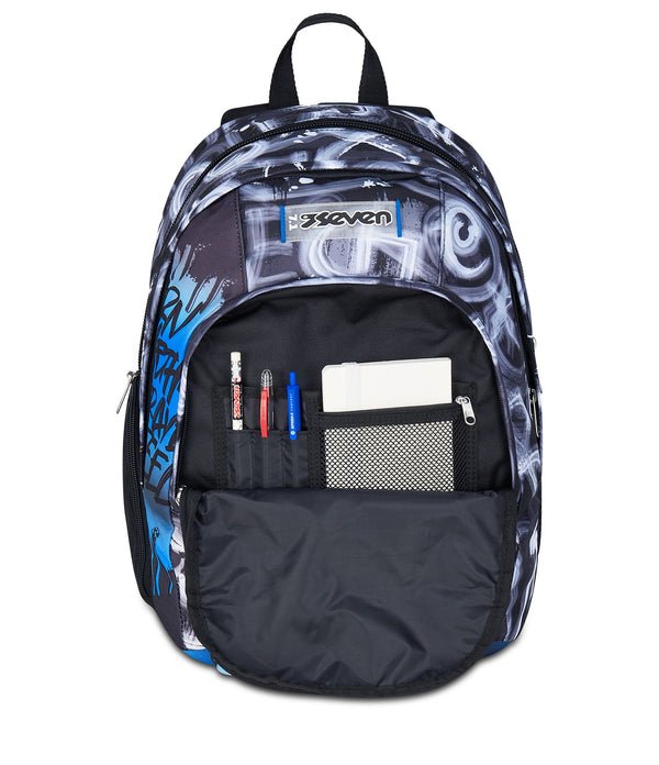 Zaino Seven Dual Quick Graffiti Boy – Fondo 3D, Porta PC e Organizer - Quiscuola.it – Zaini, Astucci e Diari Scuola