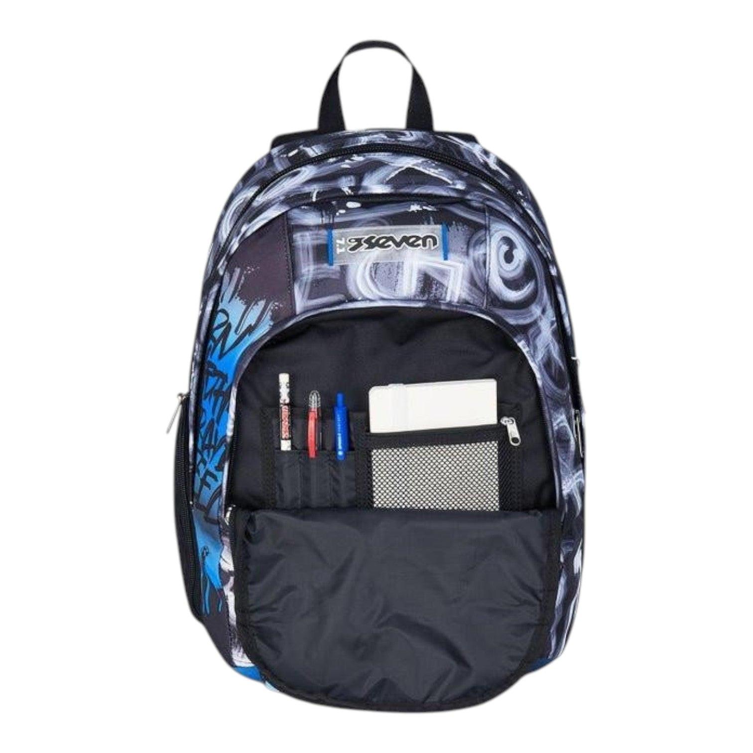Zaino Seven Dual Quick Graffiti Boy 31L con Fondo 3D.