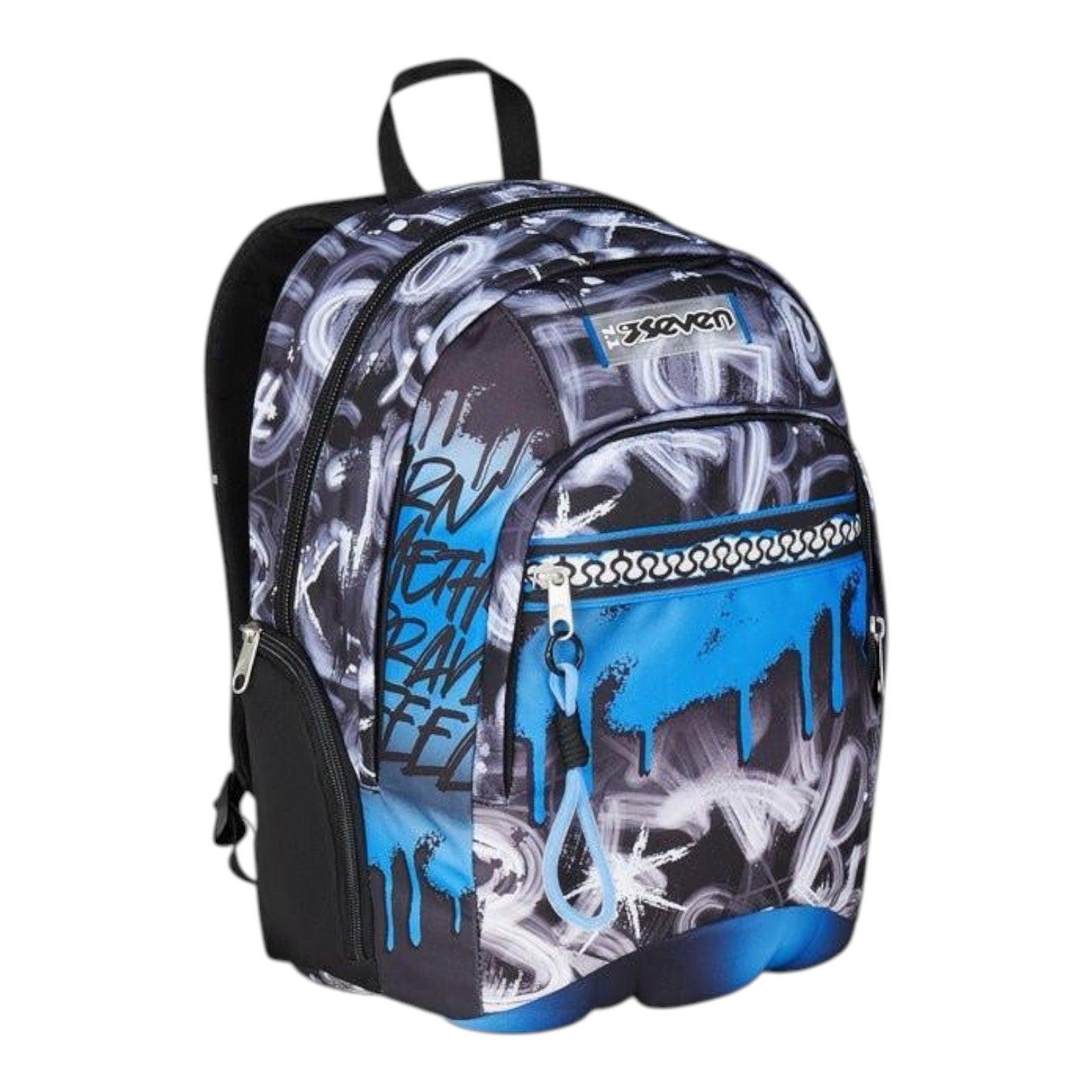 Zaino Seven Dual Quick Graffiti Boy 31L con Fondo 3D.