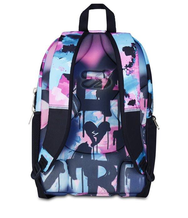 Zaino Seven Dual Quick Graffiti Girl 31L con Fondo 3D e Porta PC.