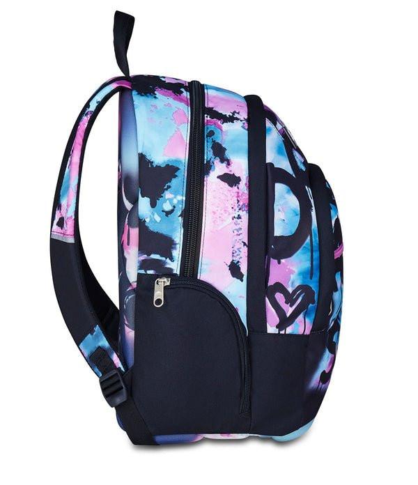 Zaino Seven Dual Quick Graffiti Girl 31L con Fondo 3D e Porta PC.