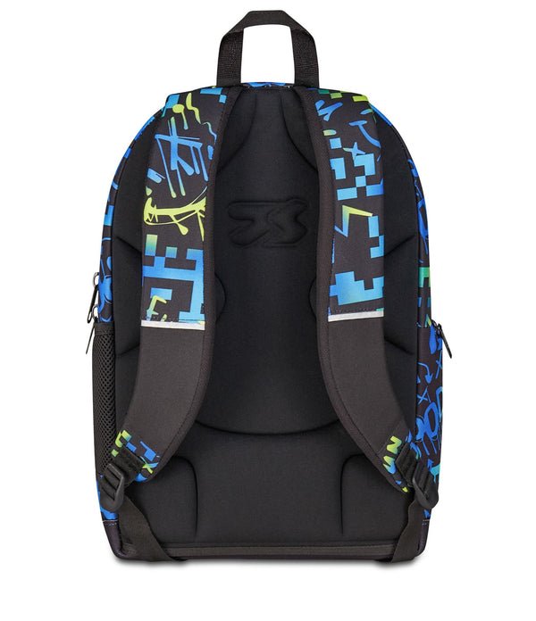 Zaino Seven Dual Scribbled Flame – Porta PC, Fondo 3D e Organizer - Quiscuola.it – Zaini, Astucci e Diari Scuola