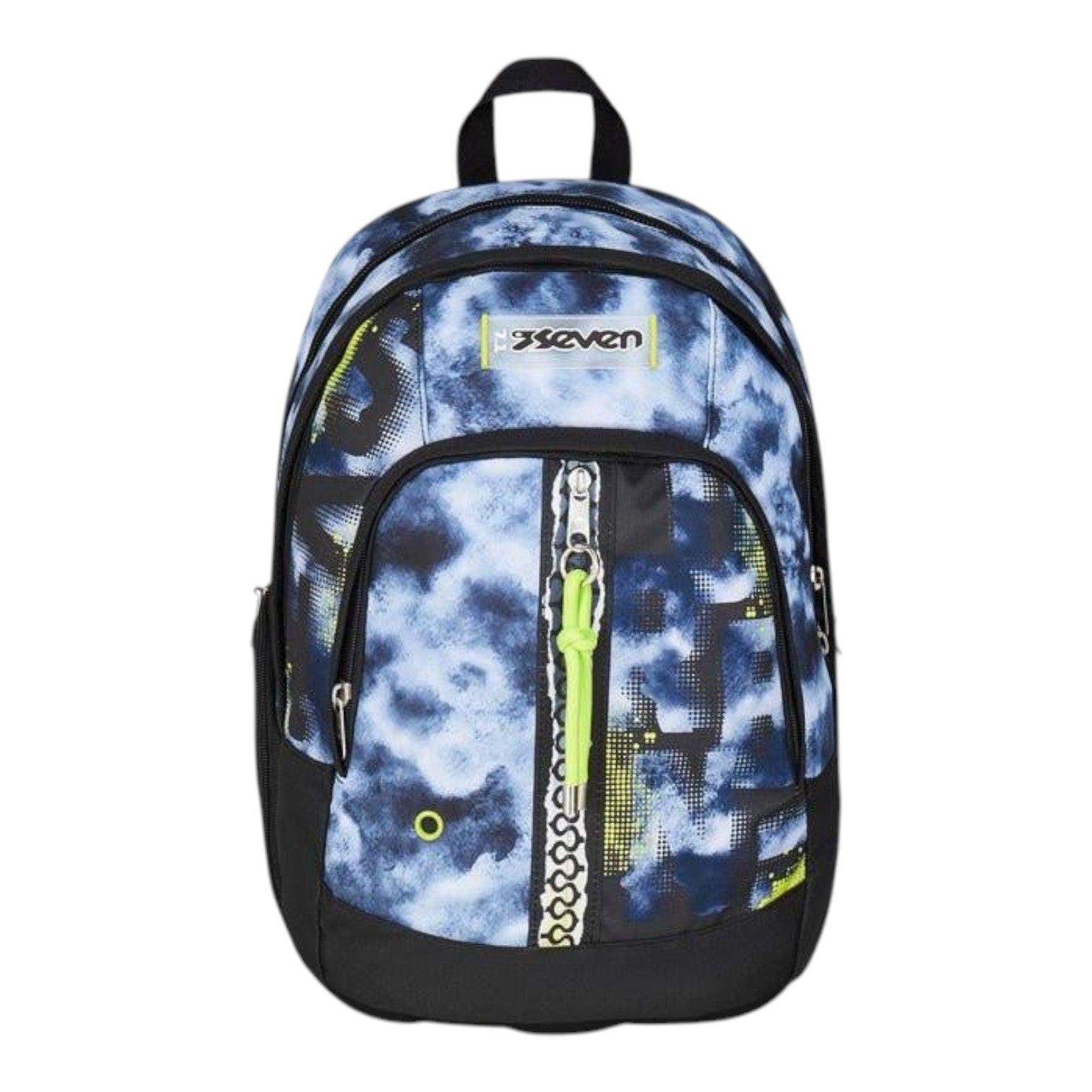 Zaino Seven Dual Shady Dye Boy – Doppio Scomparto, Porta PC e Organizer.