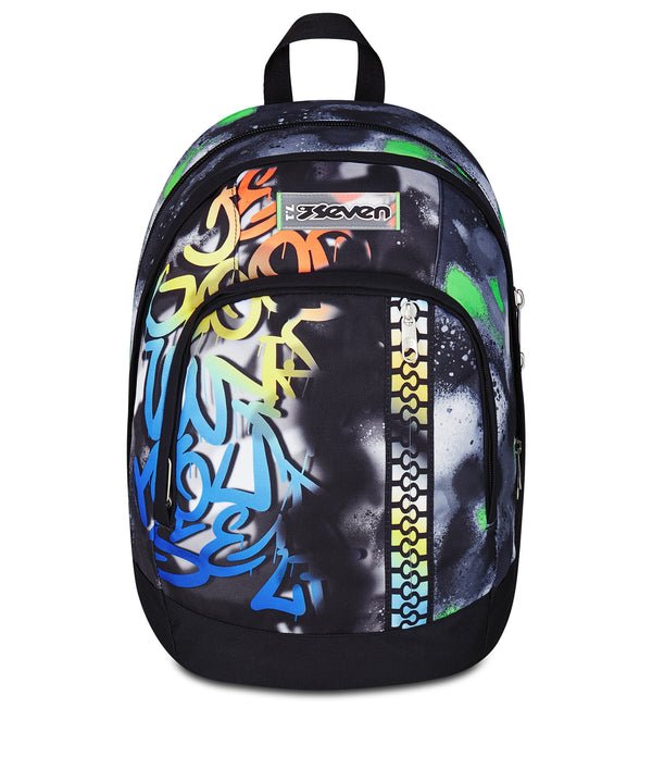 Zaino Seven Dual Sprint Paint Boy – Doppio Scomparto, Porta PC e Organizer - Quiscuola.it – Zaini, Astucci e Diari Scuola