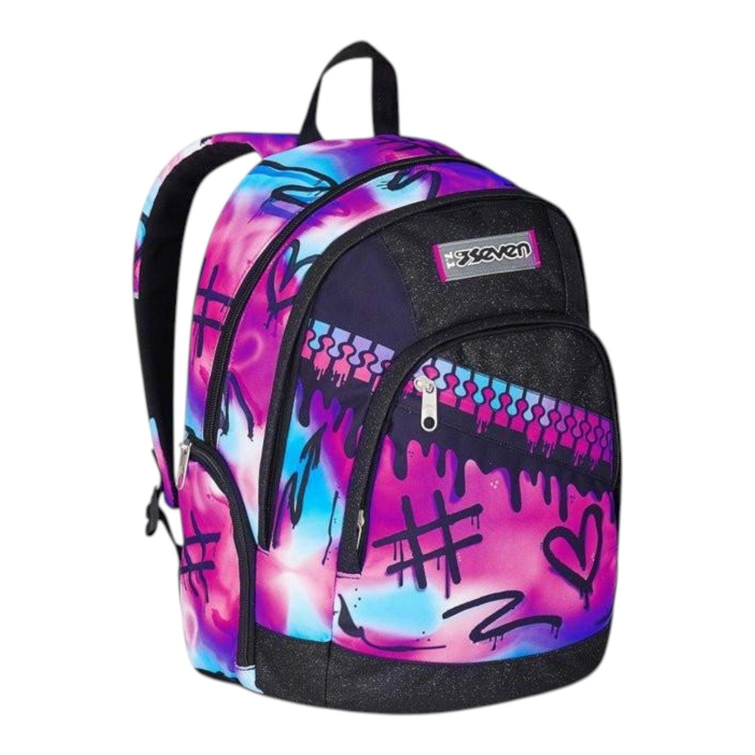 Zaino Seven Dual Sprint Paint Girl 31L Comodo e Organizzato.