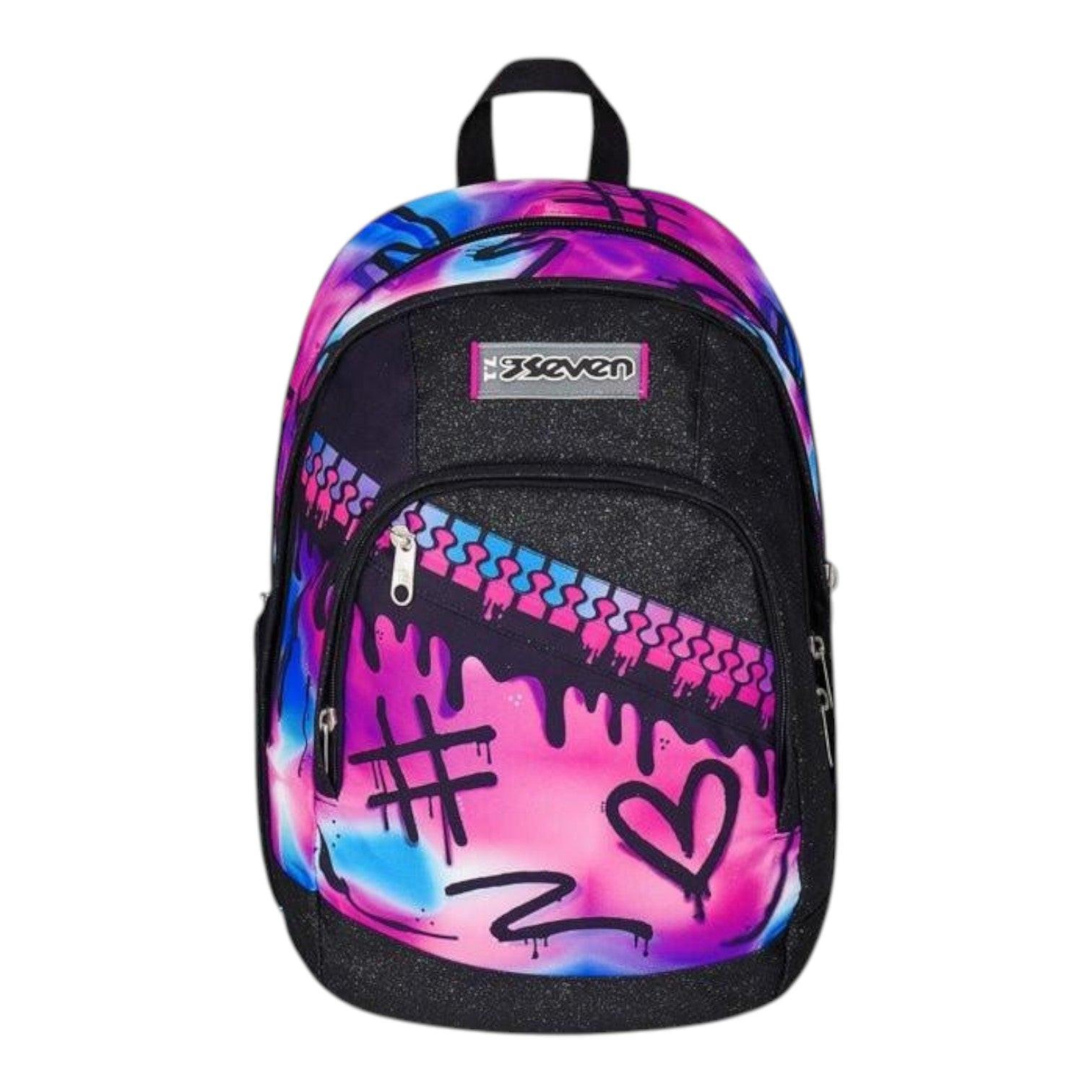 Zaino Seven Dual Sprint Paint Girl 31L Comodo e Organizzato.