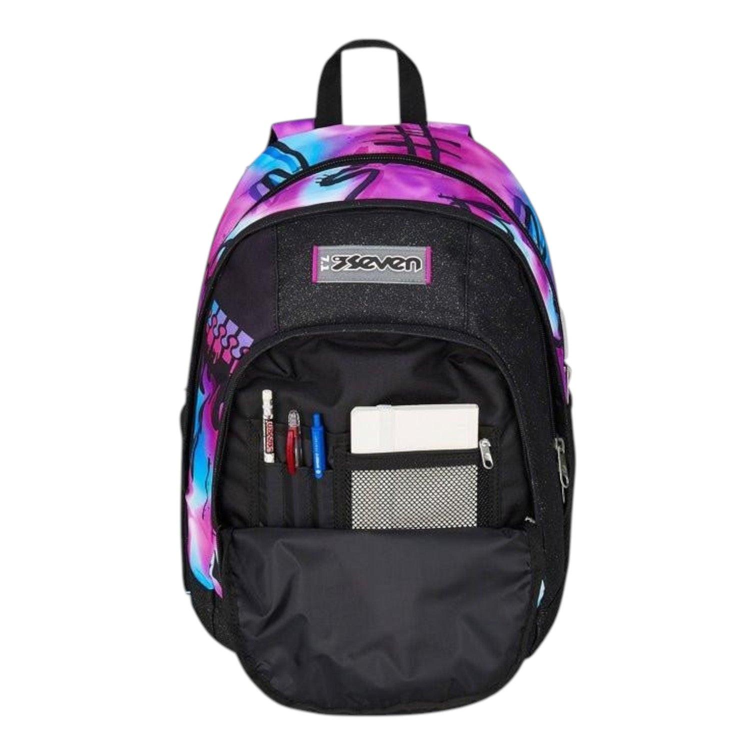 Zaino Seven Dual Sprint Paint Girl 31L Comodo e Organizzato.