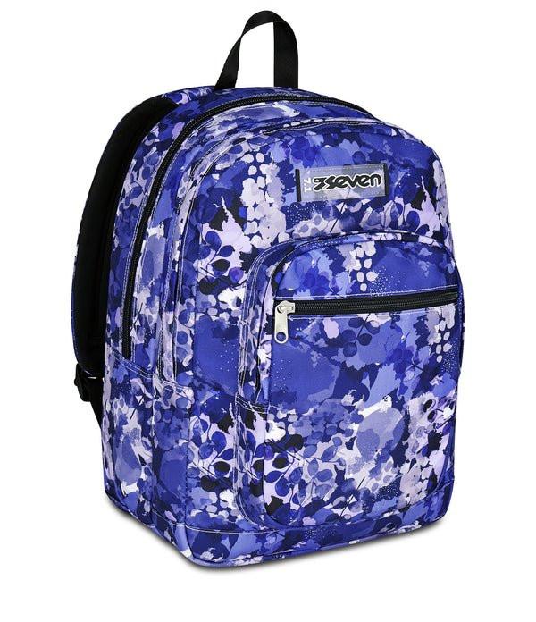Seven Freethink Girl Zaino Scuola Doppio Scomparto 34L.