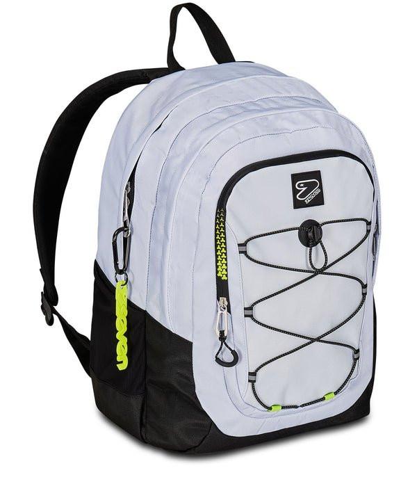 Zaino Seven TECH – Riciclato, Capiente e Porta PC (Bianco).