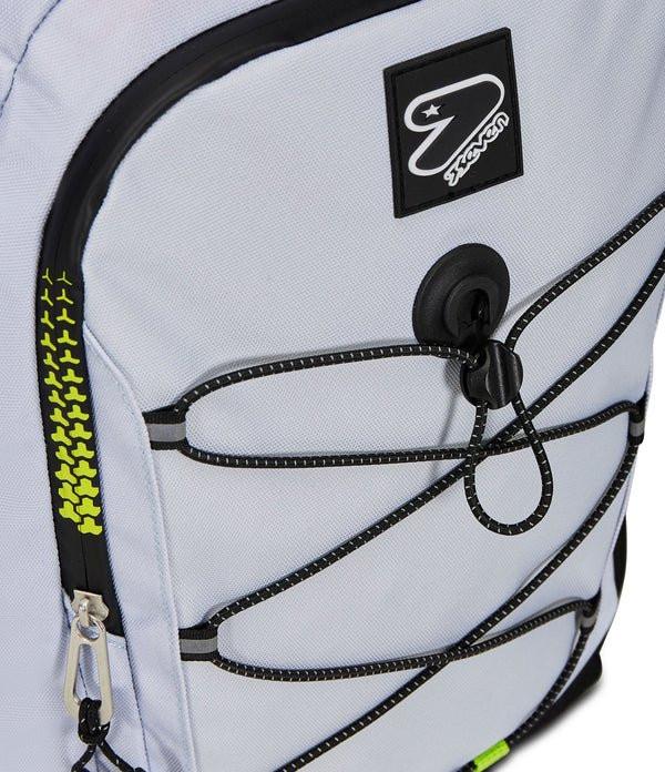 Zaino Seven TECH – Riciclato, Capiente e Porta PC (Bianco).