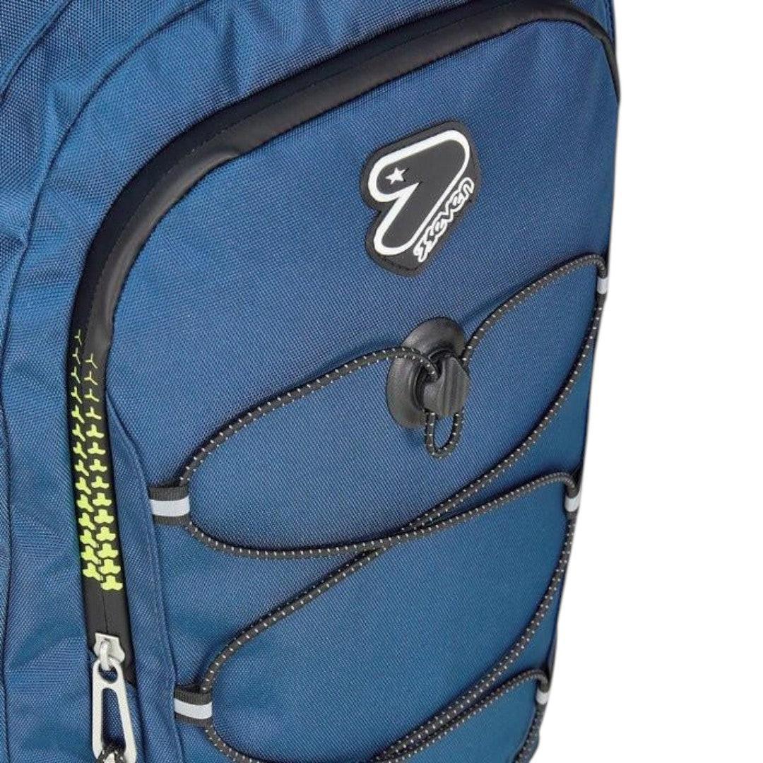 Seven Tech Zaino Porta PC 30L Blu Riciclato.