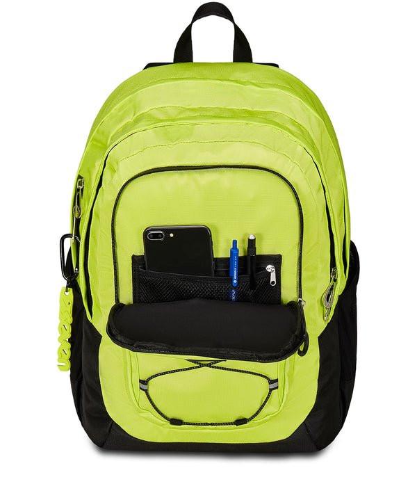 Zaino Seven TECH – Riciclato, Capiente e Porta PC (Giallo).