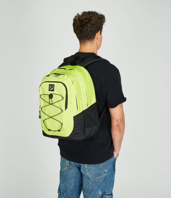 Zaino Seven TECH – Riciclato, Capiente e Porta PC (Giallo).