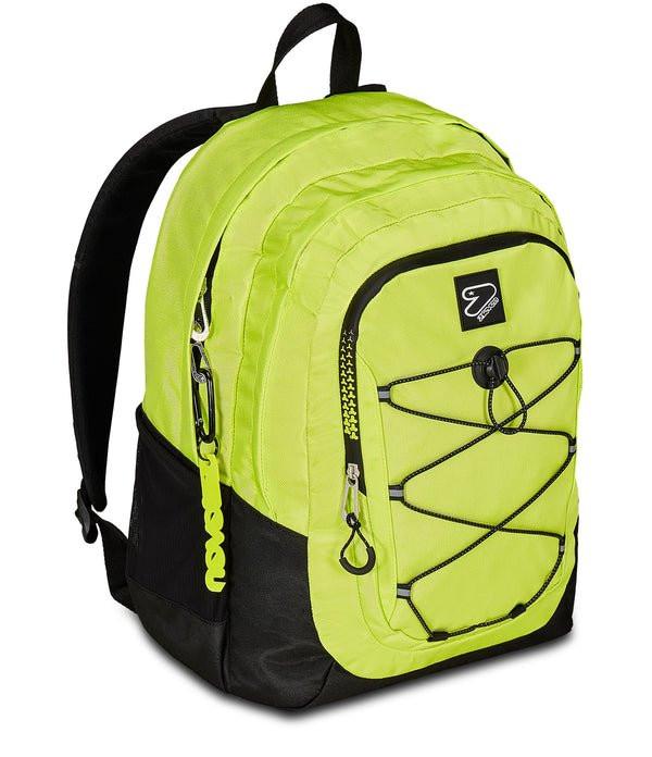 Zaino Seven TECH – Riciclato, Capiente e Porta PC (Giallo).