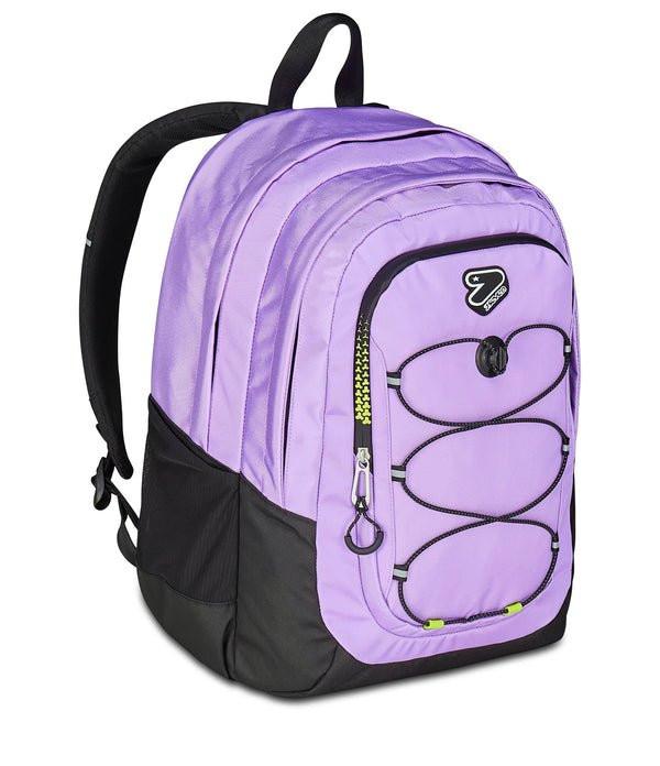 Zaino Seven TECH – Riciclato, Capiente e Porta PC (Viola) - Quiscuola.it – Zaini, Astucci e Diari Scuola