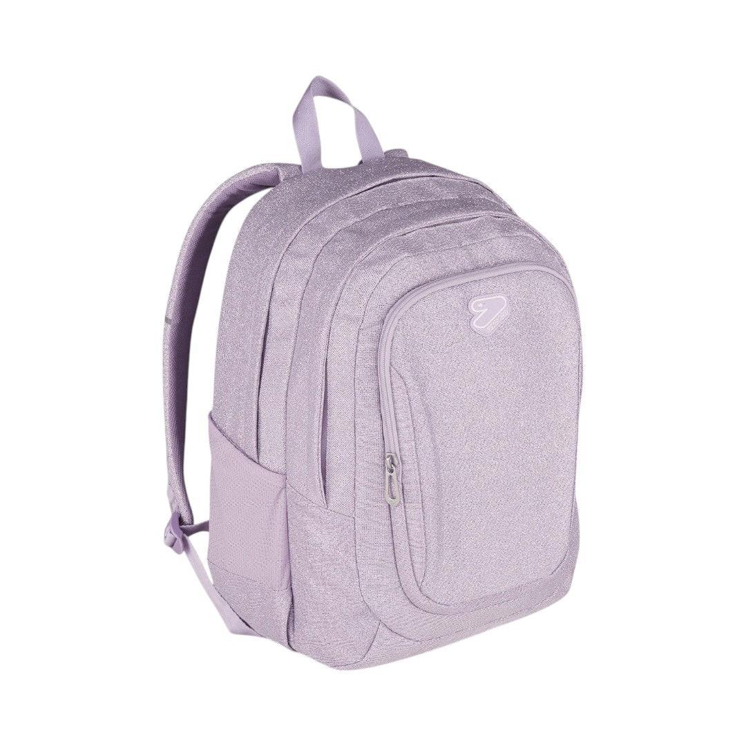 Zaino Seven Shiny Tech Rosa Glitterato.