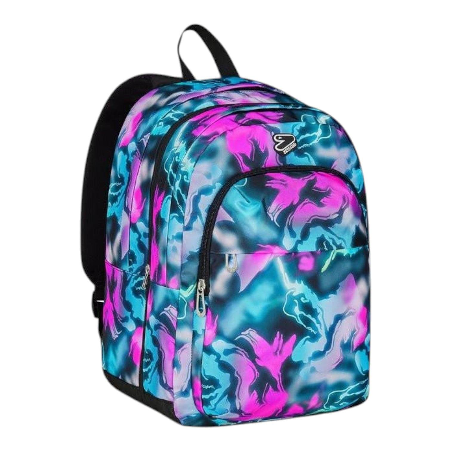 Seven The Double Pro XXL Detach Blu e Fuxia Zaino 3 in 1 34L.