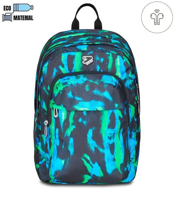 Seven The Double Pro XXL Detach Zaino 3 in 1 34L con Earphones Sfumato..