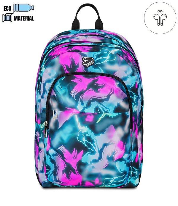 Seven The Double Pro XXL Detach Blu e Fuxia Zaino 3 in 1 34L.