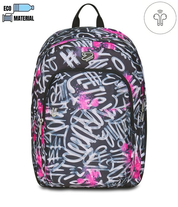 Zaino Seven The Double Pro XXL Detach – Reversibile con Earphones Wireless - Quiscuola.it – Zaini, Astucci e Diari Scuola