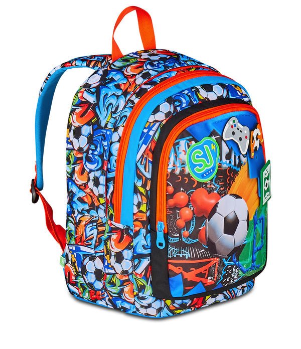 Zaino SJ Gang Advanced Tinypatch Boy – Con Patch Riposizionabili 29 Lt - Quiscuola.it – Zaini, Astucci e Diari Scuola