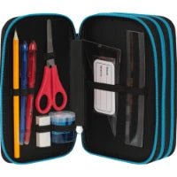 Astuccio 3 Zip One Piece Panini Editore - Completo di Accessori - Quiscuola