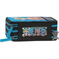 Astuccio 3 Zip One Piece Panini Editore - Completo di Accessori - Quiscuola