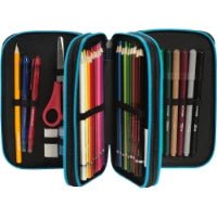 Astuccio 3 Zip One Piece Panini Editore - Completo di Accessori - Quiscuola