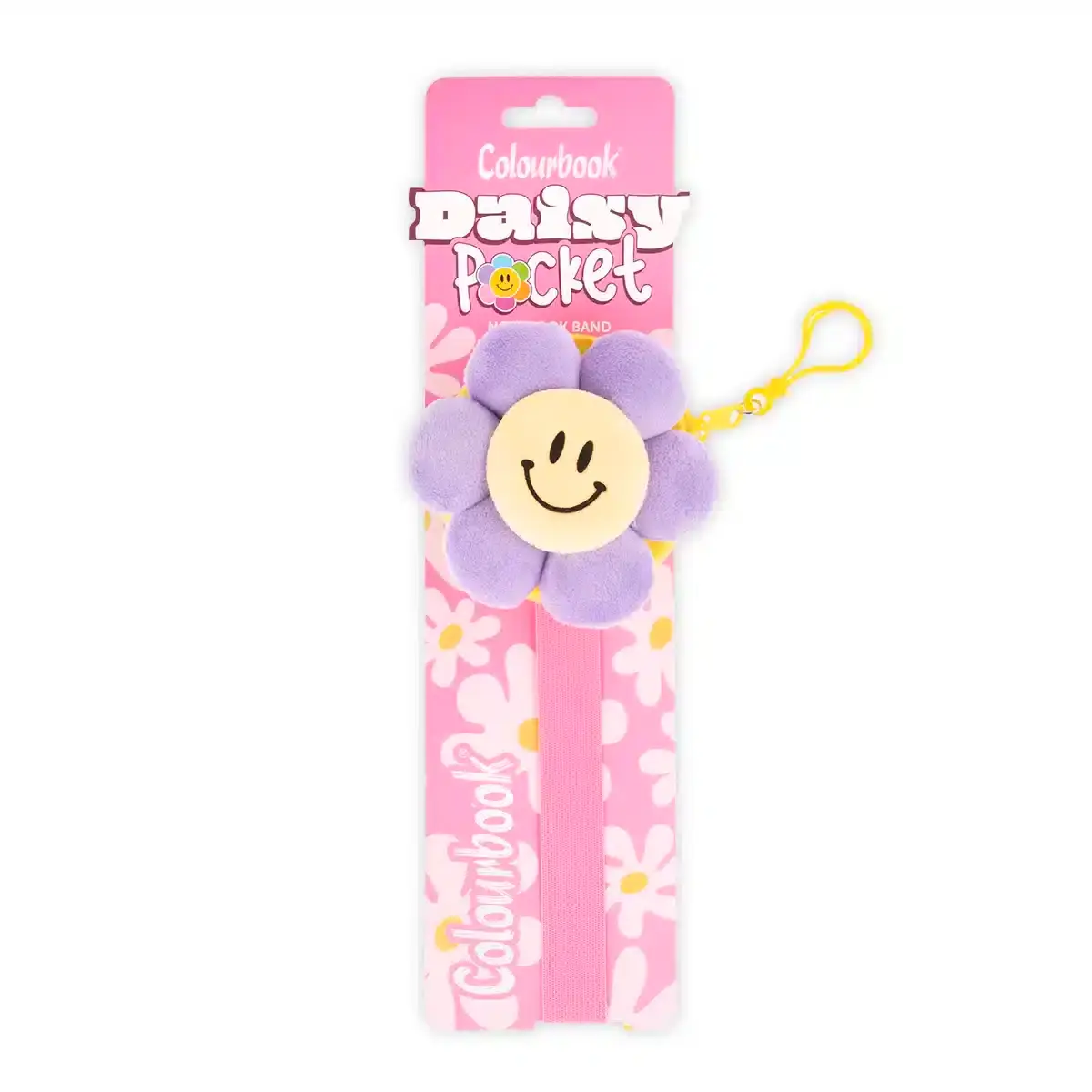 Elastico per quaderni Daisy Pocket Colourbook con tasca e margherita in rilievo - foto 3