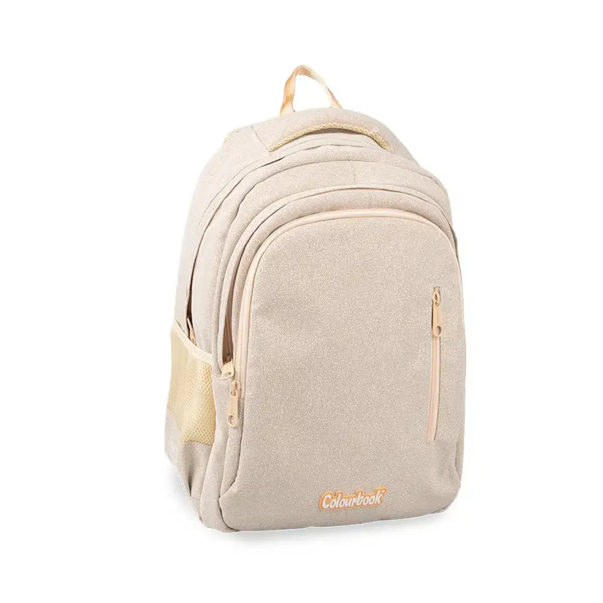 Zaino Scuola Glitter Colourbook 23L con schienale imbottito disponibile in nero, oro, lilla e rosa - foto 3