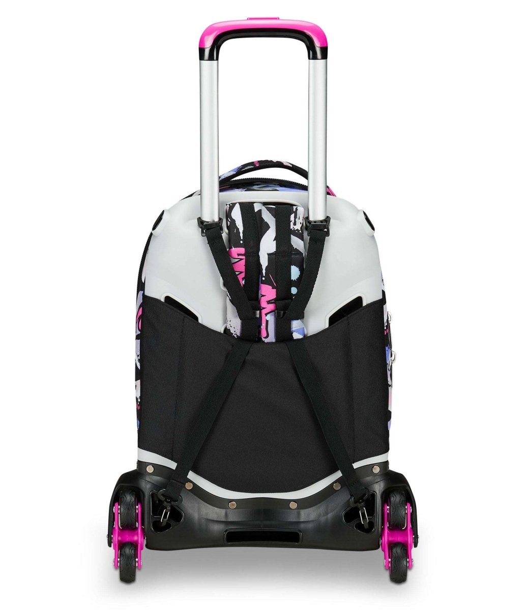 Trolley Jack Seven® 3 Ruote Mark On Girl: Stile e Comodità per Studentesse Trendy - Quiscuola