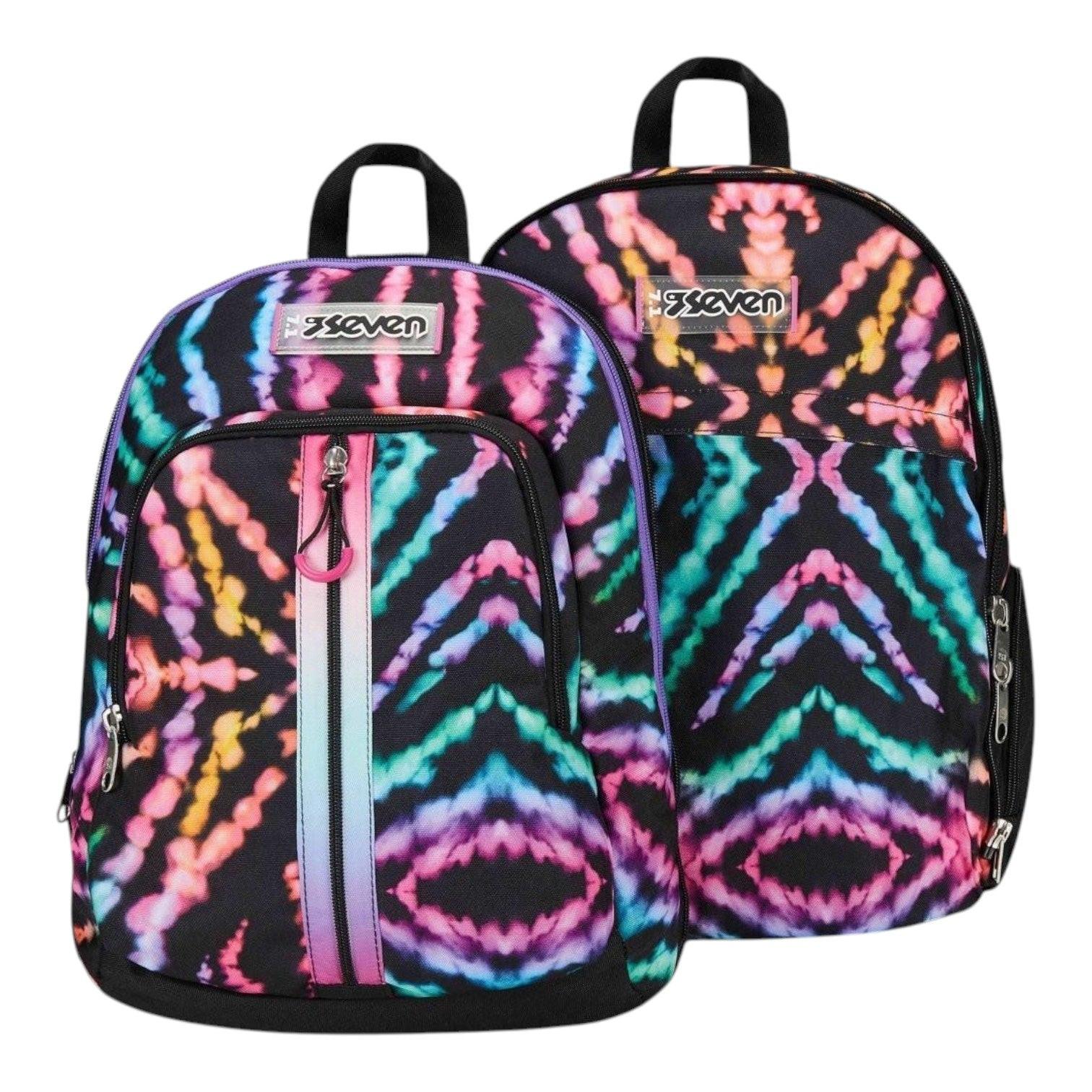 Zaino Seven Advanced Detach Multi-Shade Girl scuola 30 litri.