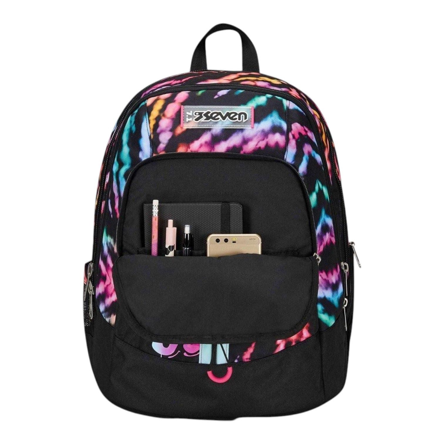 Zaino Seven Advanced Detach Multi-Shade Girl scuola 30 litri.