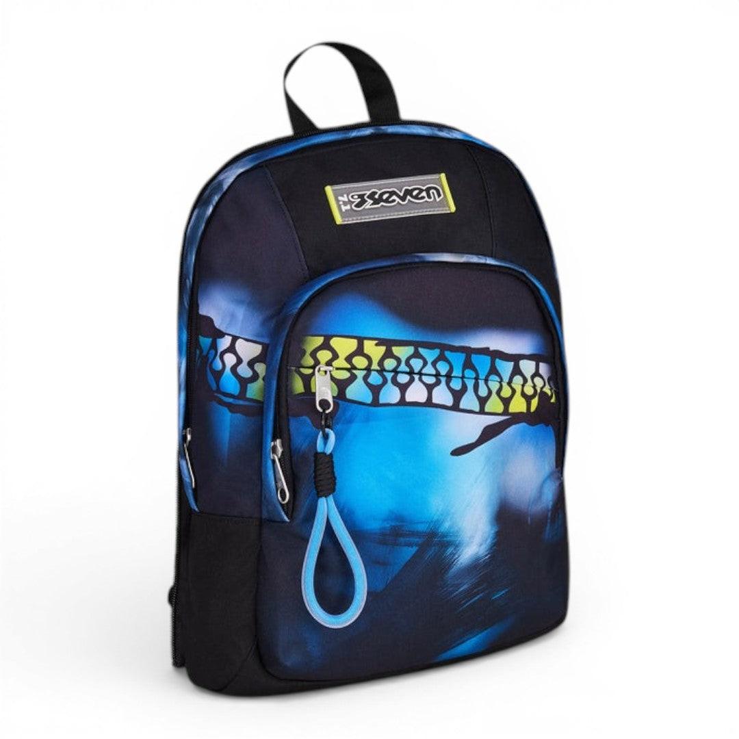 Zaino scuola Seven Dual Detach Blu Fusion 200102624-519.