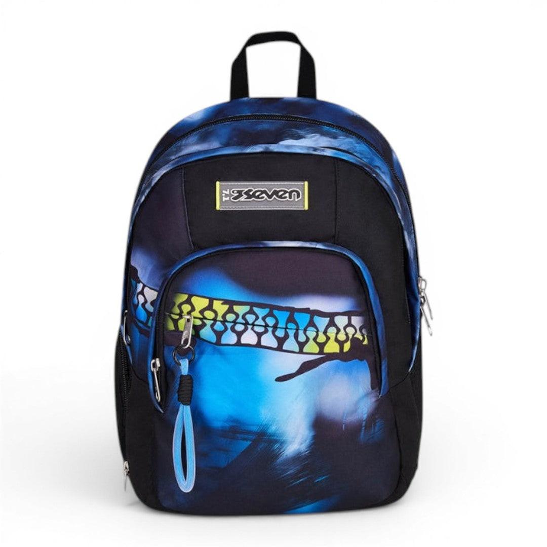 Zaino scuola Seven Dual Detach Blu Fusion 200102624-519.