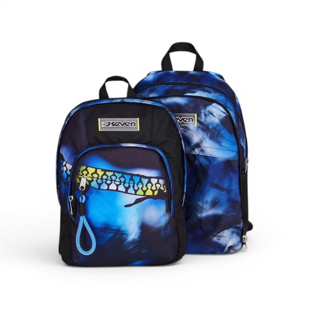 Zaino scuola Seven Dual Detach Blu Fusion 200102624-519.