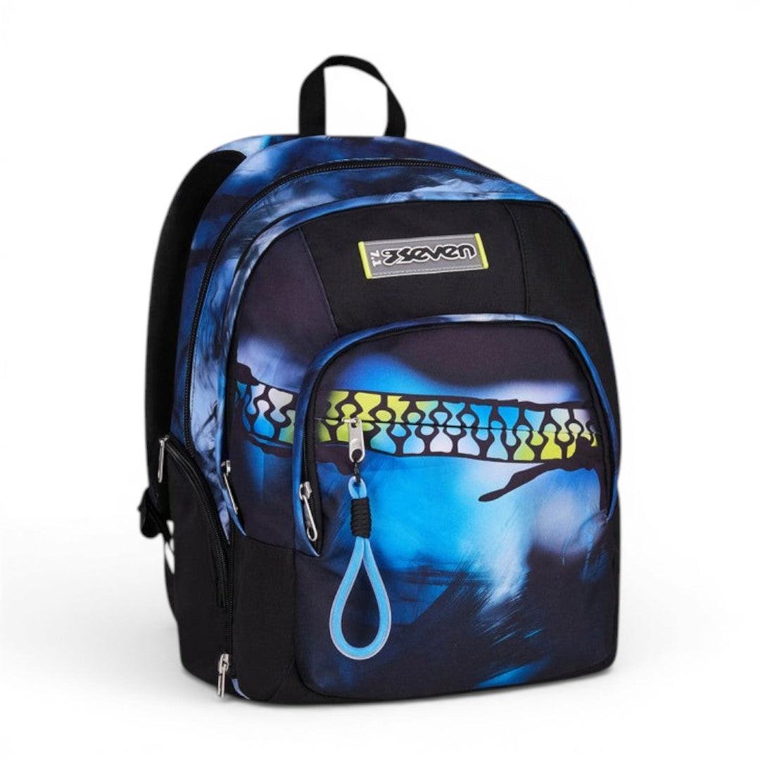 Zaino scuola Seven Dual Detach Blu Fusion 200102624-519.