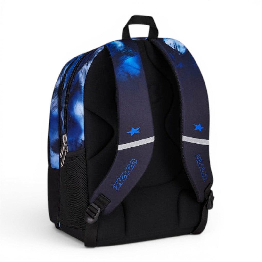 Zaino scuola Seven Dual Detach Blu Fusion 200102624-519.