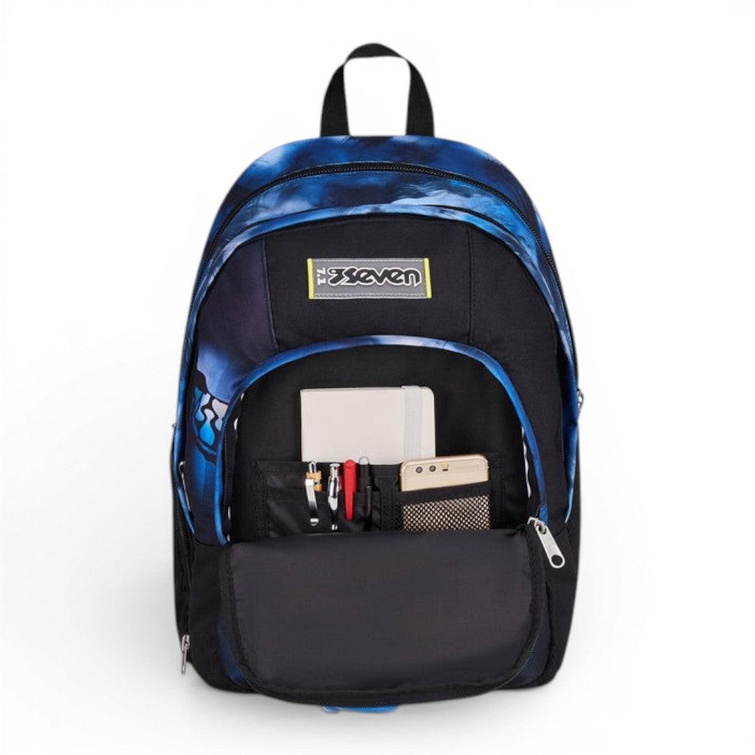 Zaino scuola Seven Dual Detach Blu Fusion 200102624-519.