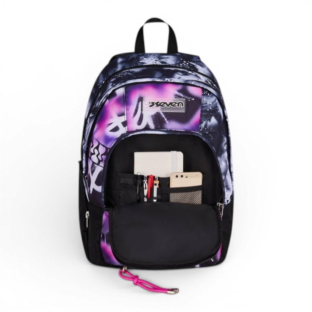 Zaino scuola Seven Dual Detach Buzzy Note Girl 200102633-406.