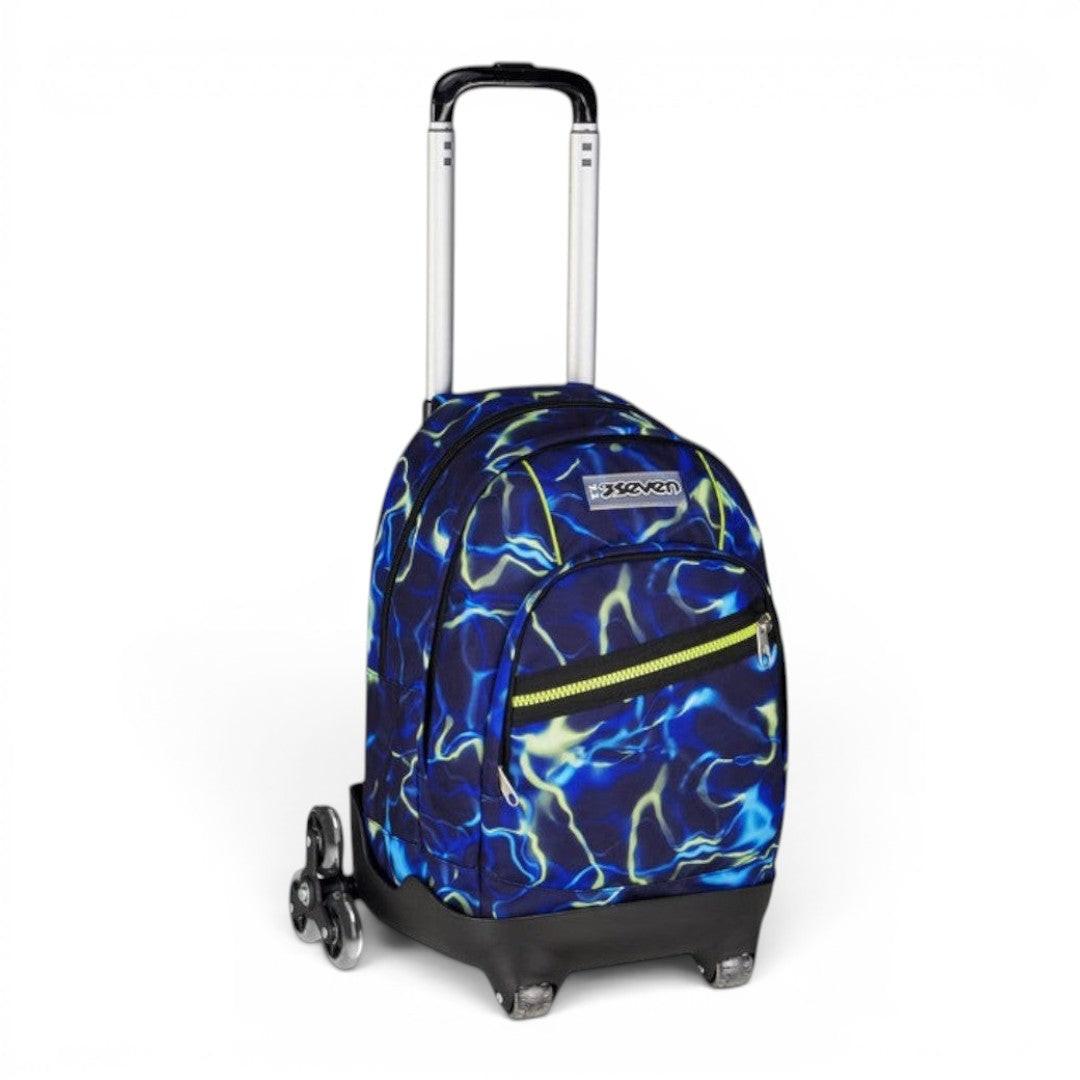 Trolley scuola Seven Comby 8 ruote Electricvibe Boy