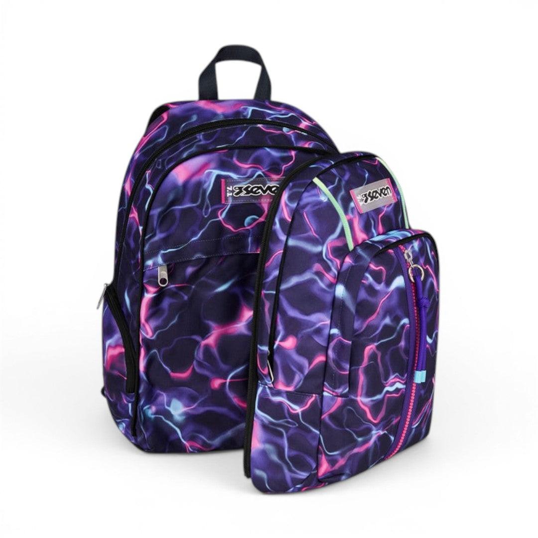 Zaino scuola Seven Dual Detach Electricvibe Girl.