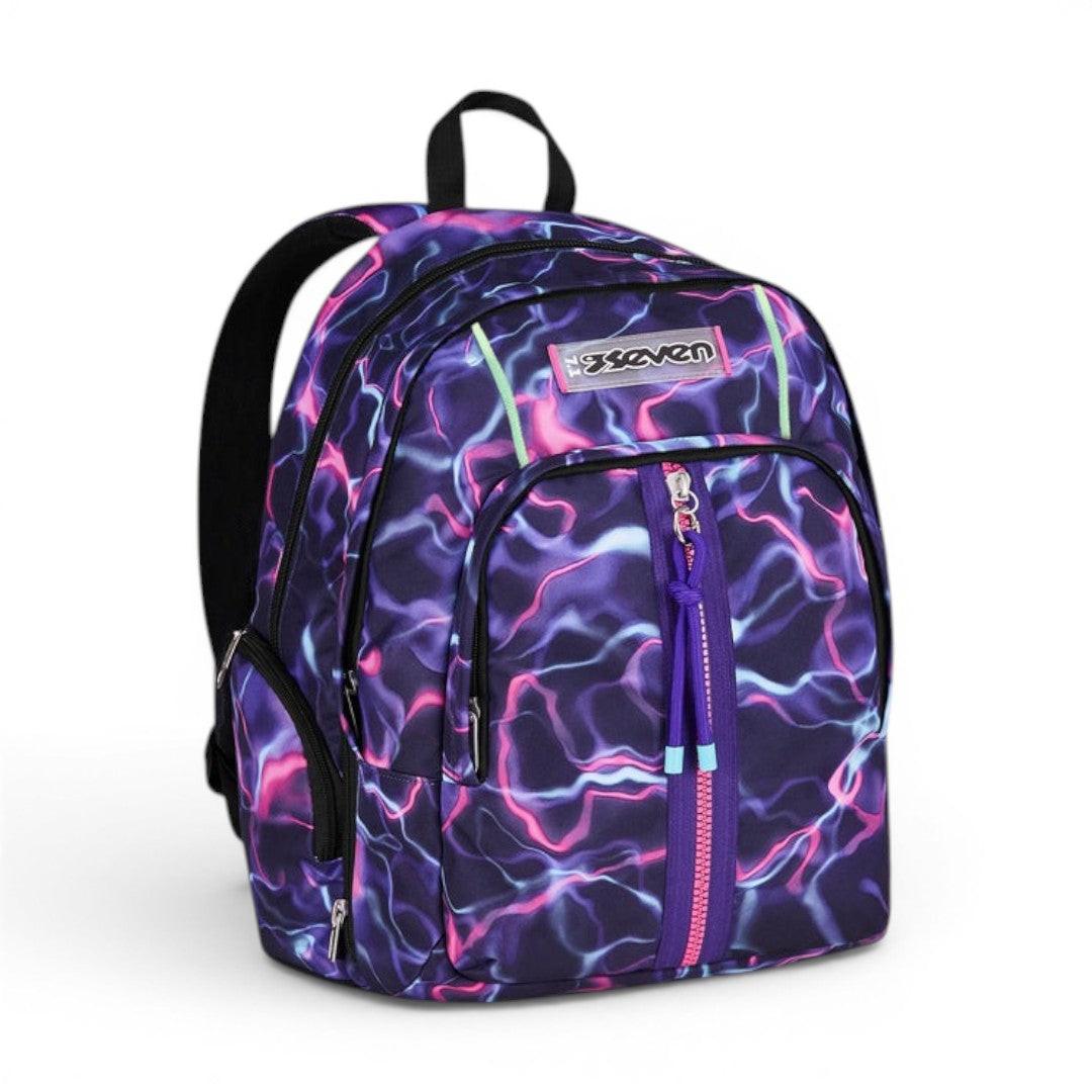 Zaino scuola Seven Dual Detach Electricvibe Girl.
