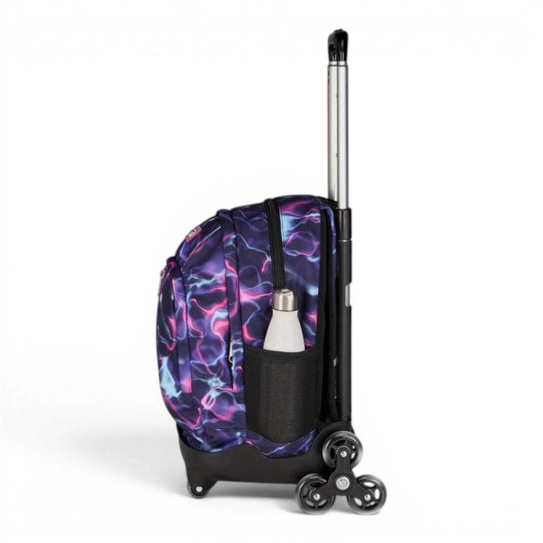 Trolley scuola Seven Comby 8 ruote Electricvibe Girl.