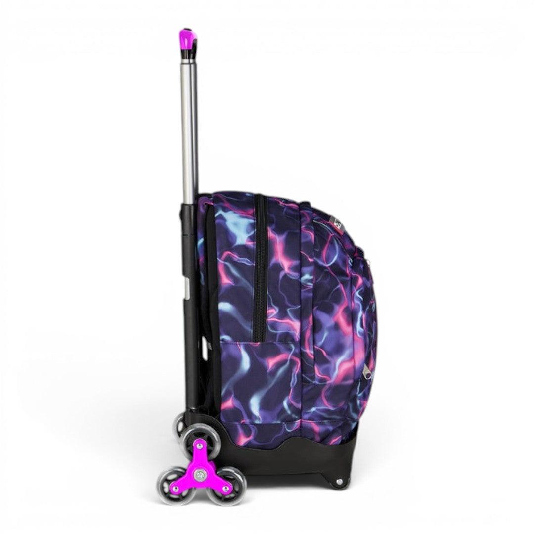 Trolley scuola Seven Comby 8 ruote Electricvibe Girl.
