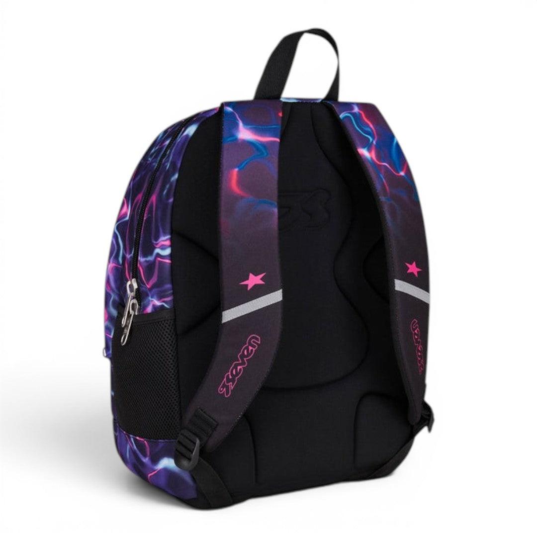 Trolley scuola Seven Comby 8 ruote Electricvibe Girl.