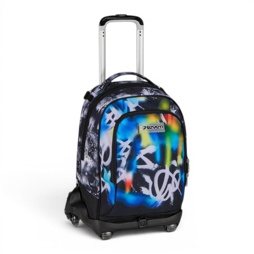 Trolley scuola Seven SJ Jack 8 ruote Buzzy Note Boy.