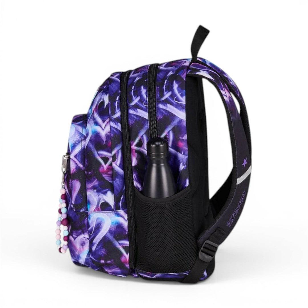 Zaino scuola Seven Dual Detach LovePass capiente uso quotidiano.